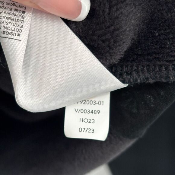 Athleta Balance Fleece Lined Sweatshirt Hoodie Black Size XXS - Picture 7 of 8